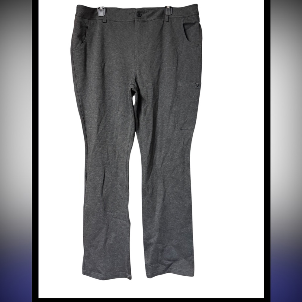 NWT Duluth Trading Co Women's Wearwithall Ponte Knit Pants SZ 18x33